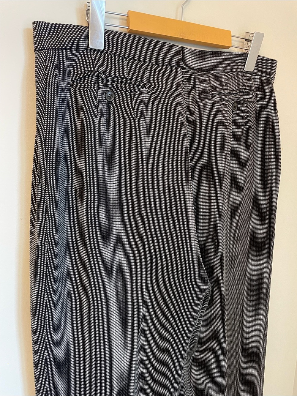 Max Mara Vintage Wool & Silk Blend Trousers Pants size 12 / 44 Luxury Old Money - Picture 6 of 11